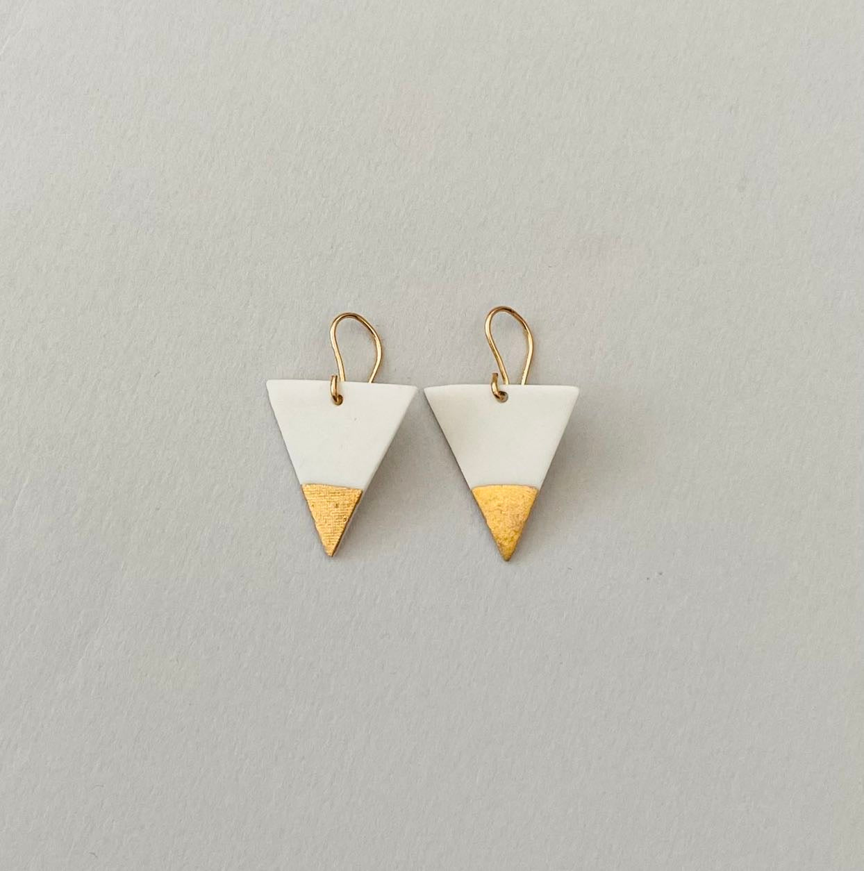 Triangle Earrings (medium pendant)