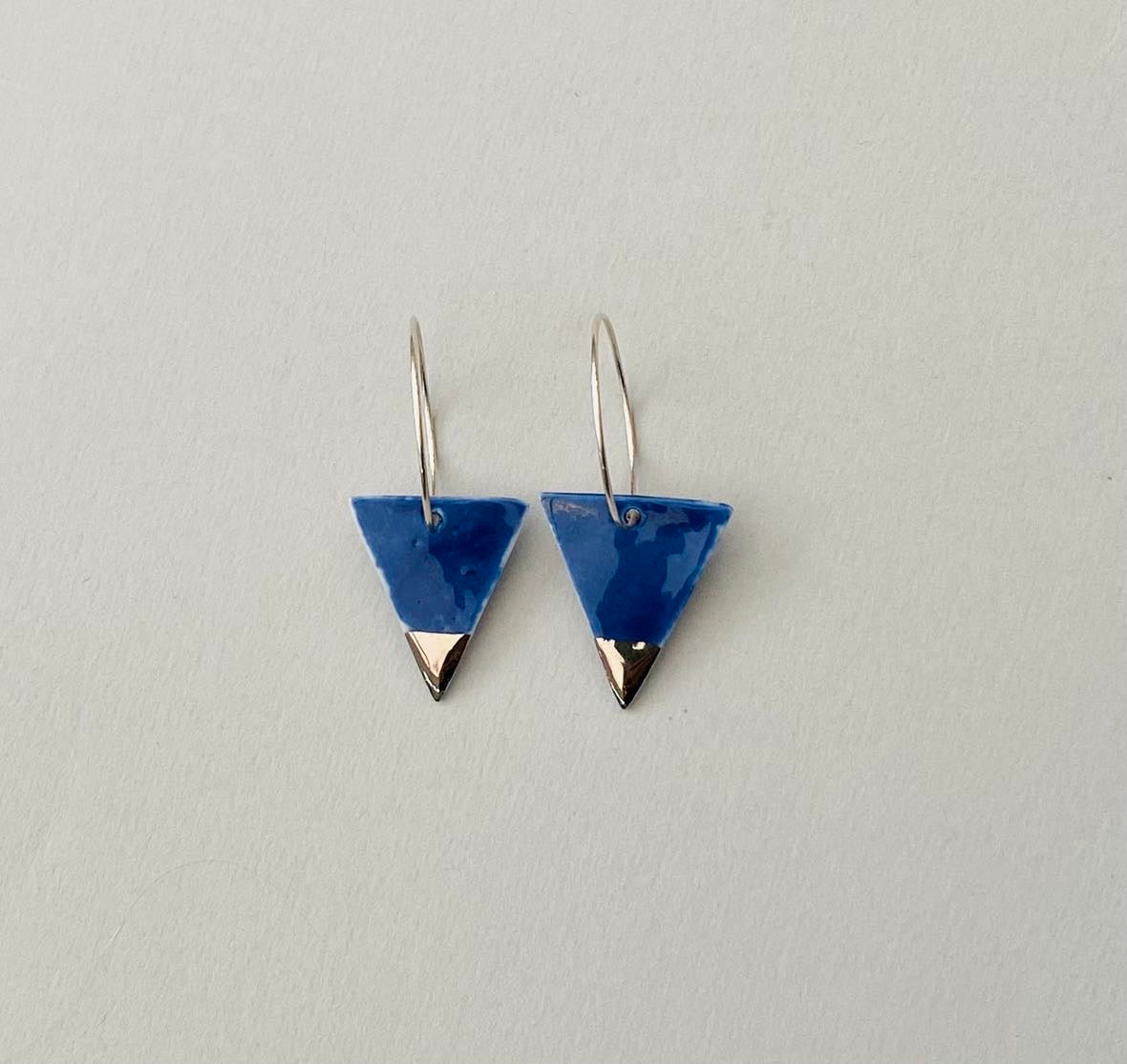 Triangle Earrings (medium pendant)