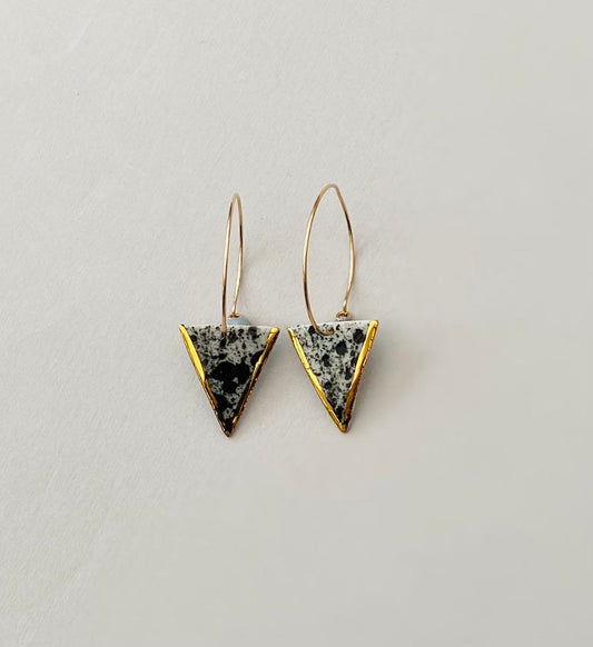 Triangle Earrings (medium pendant)