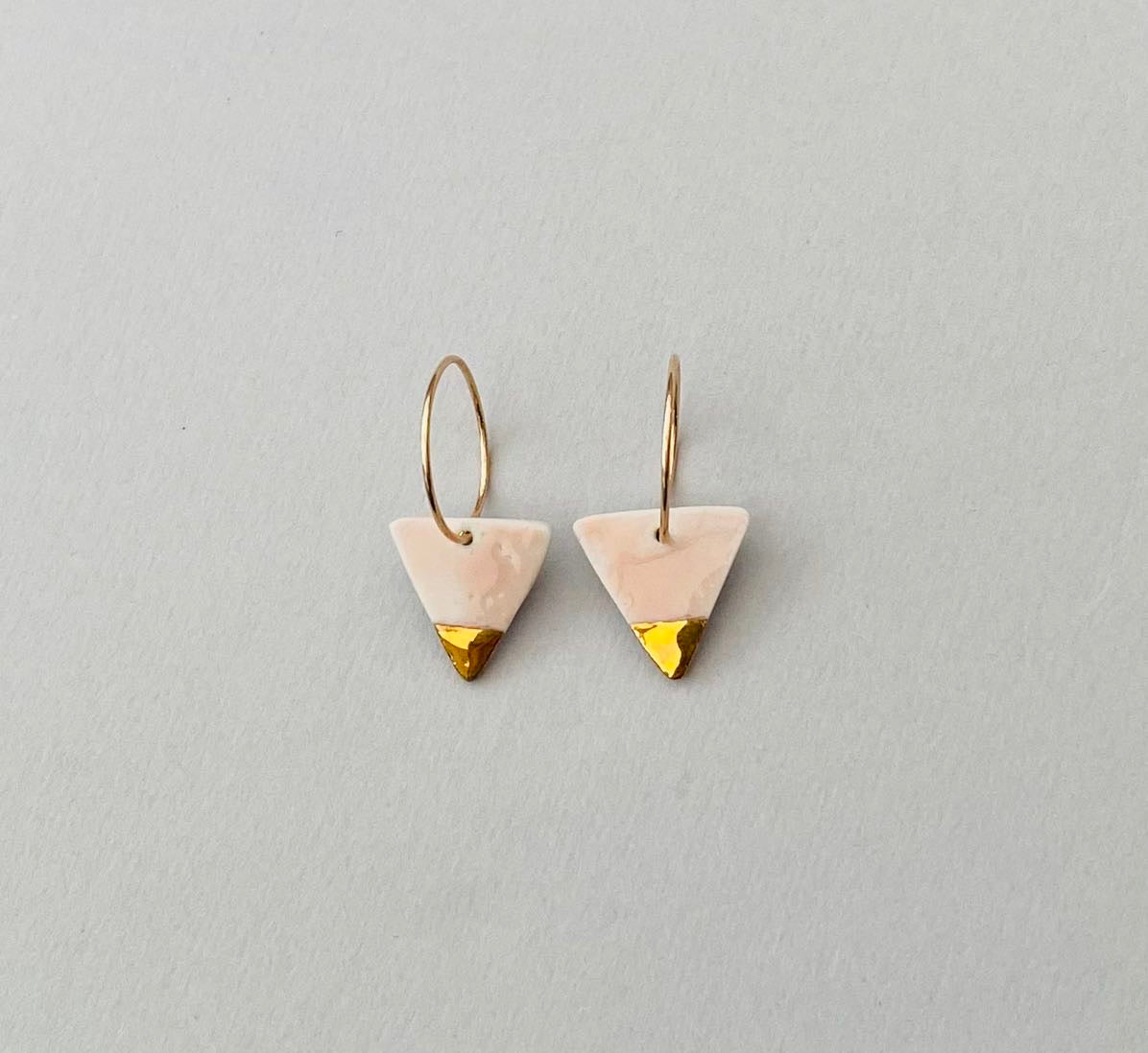 Triangle Earrings (small pendant)