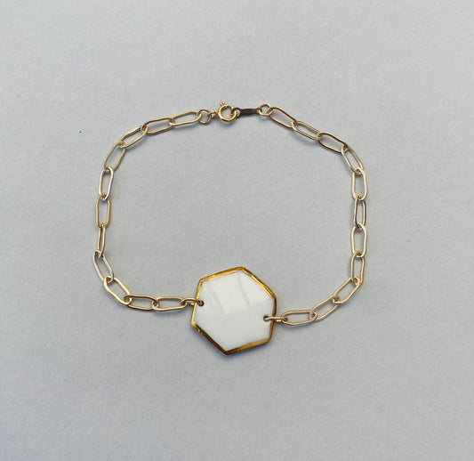 Hexagon Bracelets (medium pendant)